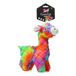 Produktbild von FantaZoo Alpaca Buntes und Recyceltes Hundespielzeug Medium