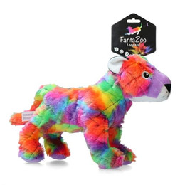 Produktbild von FantaZoo Leopard Buntes und Recyceltes Hundespielzeug L