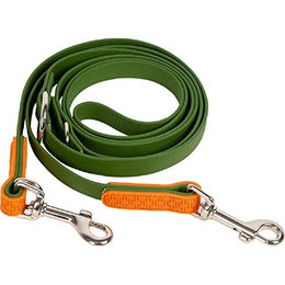 Produktbild von Farm-Land Führleine Oliv/Orange - 2 m