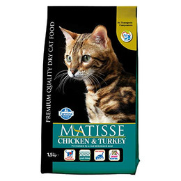 Produktbild von Farmina Matisse Huhn & Truthahn Trockenfutter - 1,5 kg