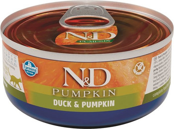 Produktbild von FARMINA N&amp;D Cat duck &amp; Pumpkin 70 g Katzenfutter mit Ente