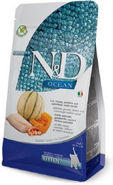 Produktbild von FARMINA N&amp;D Ocean Cat Kitten cod, shrimp, pumpkin &amp; cantaloupe melon 50 gr dorsz, krewetki, dynia i melon kanatlupa dla kociąt