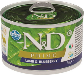 Produktbild von FARMINA N&amp;D Prime Lamb &amp; Blueberry Adult Mini 140 g