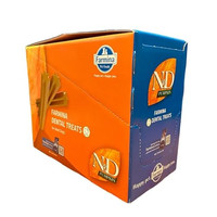 Produktbild von FARMINA N&amp;D Pumpkin Dental Treat Chicken Pomegranate Medium/Maxi 100 g (7 szt) dentale Leckerei für mittelgroße und große Hunde