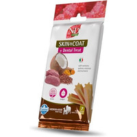 Produktbild von FARMINA N&amp;D Quinoa Dental Treat Skin Coat Venison Medium/Maxi 100 g (7 pcs) dentale Leckerlis für mittelgroße und große Hunde