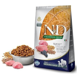 Produktbild von Farmina N&D Ancestral Grain Lamm & Dinkel Trockenfutter Adult Medium Maxi - 2,5 kg