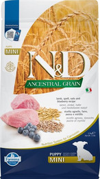 Produktbild von Farmina N&D Ancestral Grain Pellets Hundefutter Lamm & Blaubeere - 2,5 kg