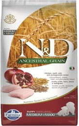 Produktbild von Farmina N&D Ancestral Grain Puppy Trockenfutter mit Huhn und Hafer - 2,5 kg