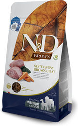 Produktbild von FARMINA N&D Brown Dog Adult Medium Maxi Lamm mit Spirulina und Karotte - 2 kg
