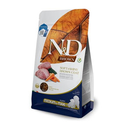 Produktbild von FARMINA N&D Brown Dog Puppy Medium Maxi Lamm mit Spirulina und Karotte - 2 kg