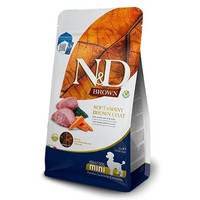 Produktbild von Farmina N&D Dog Brown Adult Mini Lamm, Karotte & Spirulina - 2 x 5 kg