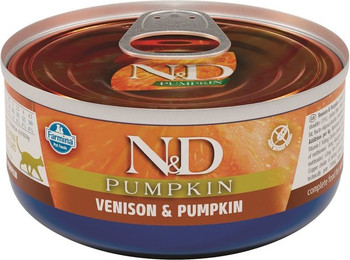 Produktbild von Farmina N&D Katze Pumpkin mit Hirsch & Kürbis - 80 g