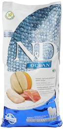 Produktbild von Farmina N&D Ocean Dog Adult Giant Maxi Lachs, Kabeljau & Melone - 12 kg