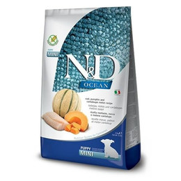 Produktbild von Farmina N&D Ocean Dog Puppy Mini Kabeljau, Kürbis & Cantaloupe Melone - 2,5 kg