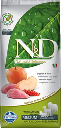 Produktbild von Farmina N&D Prime Wildschwein und Apfel - 2 x 12 kg