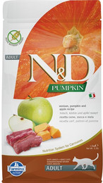 Produktbild von Farmina N&D Pumpkin Adult Hirsch & Apfel Katzenfutter - 1,5 kg