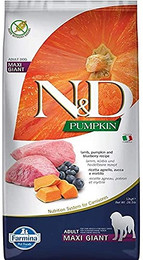 Produktbild von Farmina N&D Pumpkin Adult MaxiPellets Lamm & Blaubeere - 12 kg