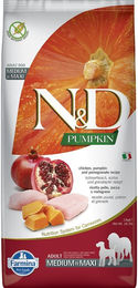 Produktbild von Farmina N&D Pumpkin Dog Huhn Adult Medium Maxi - 2 x 12 kg