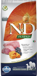 Produktbild von Farmina N&D Pumpkin Dog Lamm Adult Medium Maxi 2x12kg