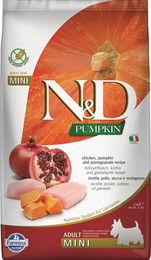 Produktbild von Farmina N&D Pumpkin Huhn Kürbis Granatapfel Adult Mini - 2,5 kg