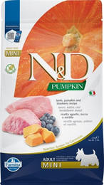 Produktbild von Farmina N&D Pumpkin Lamm & Heidelbeere Adult Mini - 2,5 kg