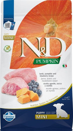 Produktbild von Farmina N&D Pumpkin Lamm & Heidelbeere Puppy Mini - 2,5 kg