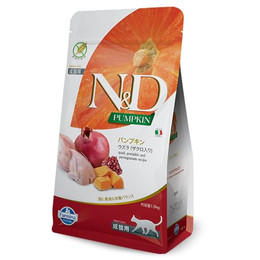 Produktbild von Farmina N&D Pumpkin Wachtel & Granatapfel Adult Katzenfutter - 1,5 kg