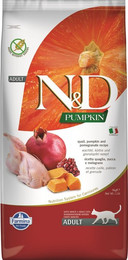 Produktbild von Farmina N&D Pumpkin Wachtel, Kürbis & Granatapfel Katzenfutter Adult - 5 kg
