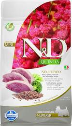 Produktbild von Farmina N&D Quinoa Adult Mini Pellets Ente, Brokkoli & Spargel - 800 g