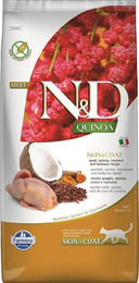 Produktbild von FARMINA N&D Quinoa Cat Skin & Coat Wachtel Katzenfutter - 5 kg