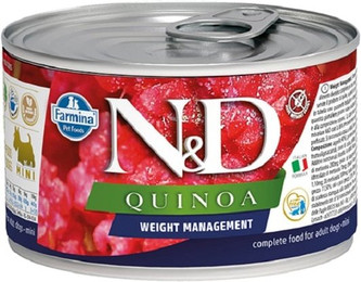 Produktbild von FARMINA N&D Quinoa Dog Weight Management mit Lamm - 140 g