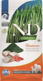 Produktbild von FARMINA N&D Spirulina Adult Medium & Maxi Hering & Goji-Beeren - 2 kg
