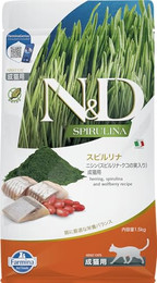 Produktbild von FARMINA N&D Spirulina Cat Adult Herring & Wolfberry - 1,5 kg