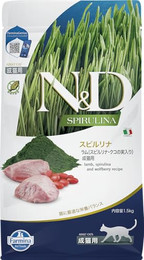 Produktbild von FARMINA N&D Spirulina Cat Adult Lamm & Goji-Beeren - 1,5 kg