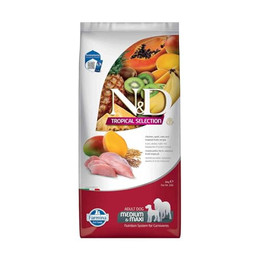 Produktbild von FARMINA ND Dog Tropical Selection Med Maxi Huhn - 10 kg