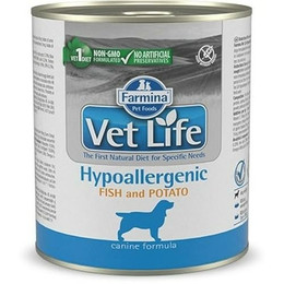Produktbild von Farmina Vet Life Hypoallergenic Fish & Potato Nassfutter für Hunde - 300 g