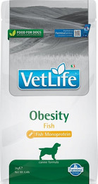 Produktbild von Farmina VetLife Obesity Fish Hundefutter für ausgewachsene Hunde - 2 kg