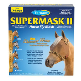 Produktbild von Farnam Supermask II Fliegenmaske ohne Ohrenschutz XL
