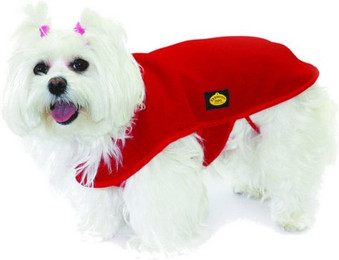 Produktbild von Fashion Dog Fleece-Hundemantel Rot Größe 27