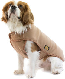 Produktbild von Fashion Dog Hundemantel Fleece-Hundemantel, Camel/Beige, 33 cm