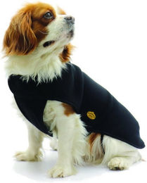 Fashion Dog Hundemantel Fleece-Hundemantel, Schwarz, 30 cm – Bild 1 von 4