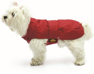 Produktbild von Fashion Dog Hundemantel Hundemantel mit Kunstpelz-Futter, Rot, 30 cm