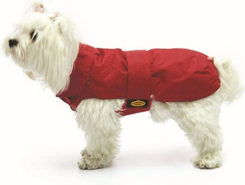 Produktbild von Fashion Dog Hundemantel mit Kunstpelz-Futter - Rot