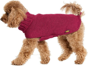 Fashion Dog Hundepullover Strickpullover für Hunde, rubinrot – Bild 1 von 5