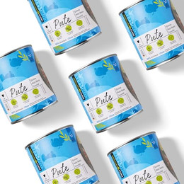 Produktbild von FAVLY Petfood Nassfutter Pute mit Quinoa, Rote Beete & Fenchel - 6 x 800 g