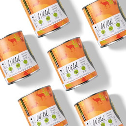 Produktbild von FAVLY Petfood Nassfutter Wild mit Amaranth, Brokkoli & Leinöl - 6 x 800 g