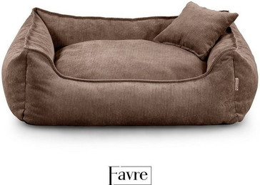 Produktbild von FAVRE Hundebett Lucky mit abnehmbarem Cord-Bezug