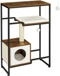 Produktbild von FEANDREA 2-in-1 Katzenbaum mit großer Ablagefläche