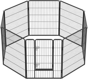 FEANDREA Freigehege, L/XL/XXL Welpenauslauf, 8 Platten DIY, Doppel-L-Schloss – Bild 1 von 5