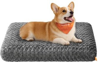 Produktbild von FEANDREA Hundebett, Hundekissen M-XXL,flauschige, Plüsch, waschbar L